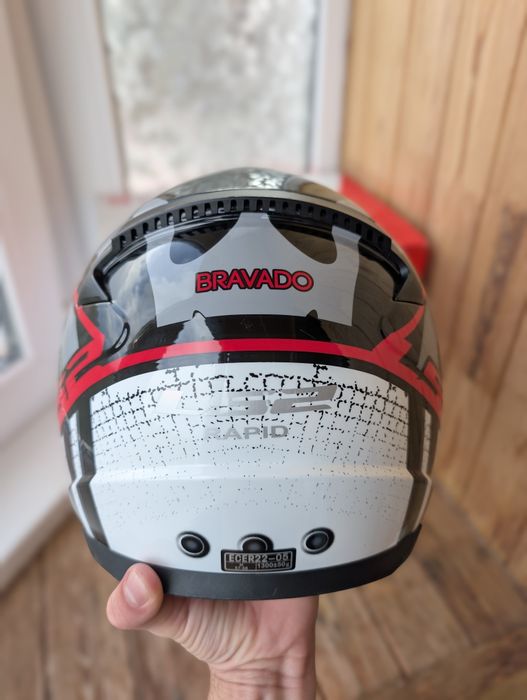 Як Новий Мотошлем LS2 Rapid (M) (shoei icon ruroc mt hjc shark nolan xlite)