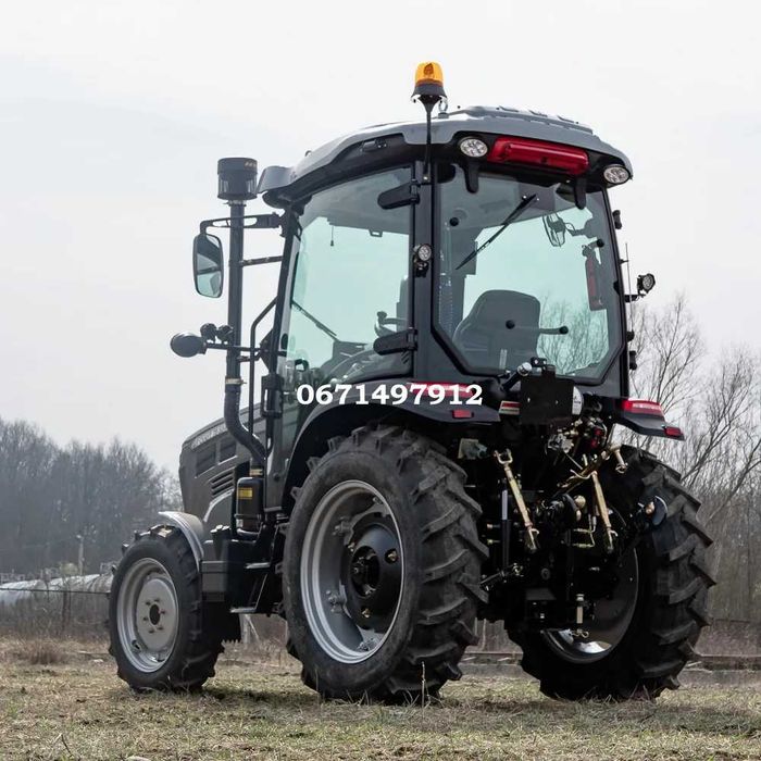 Трактор Скаут TE-504C A/C сірий, червоний, кондиціонер реверс Доставка