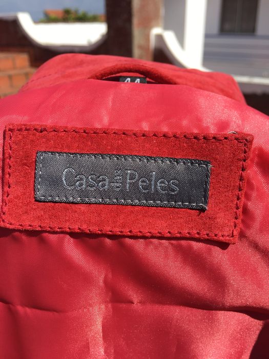 Casaco vermelho  - Casa das Peles