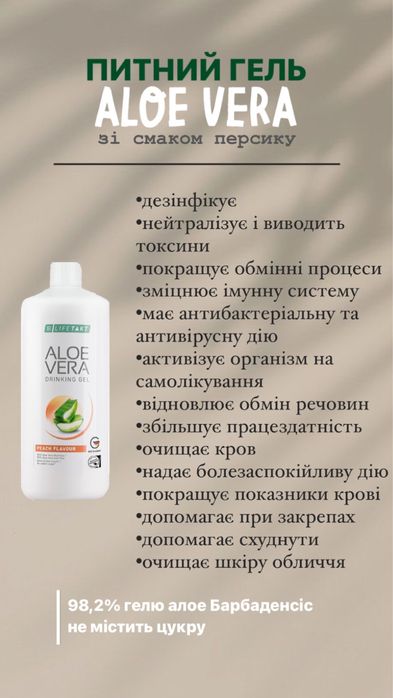 LR Питний гель Aloe Verа всі смаки