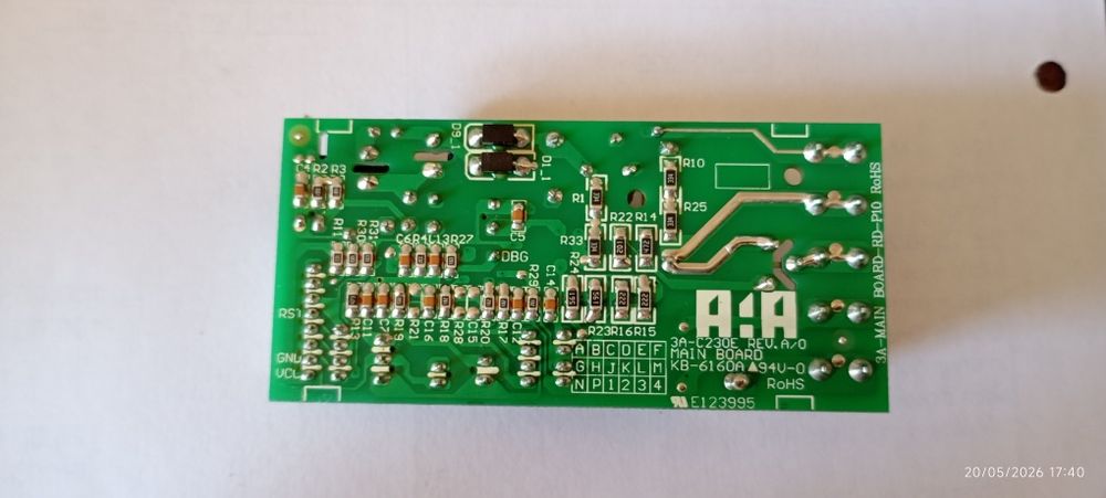 Placa para máquina de café