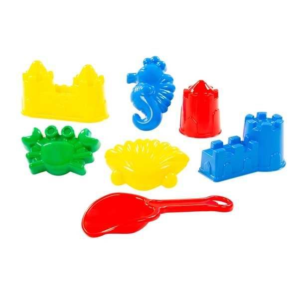 WADER POLESIE Łopatka i foremki do piasku na plażę dla dzieci