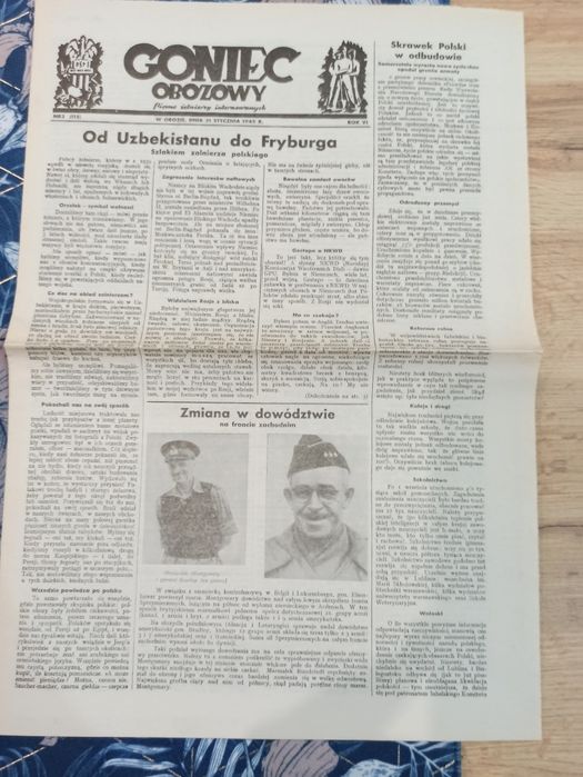 Goniec obozowy. Pismo żołnierzy internowanych.