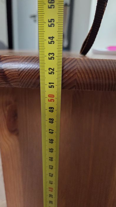 Stolik ława Ikea Leksvik z przegródkami półkami sosnowy