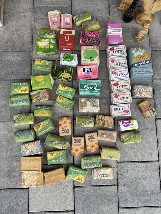 Kolekcja Polskich mydeł PRL