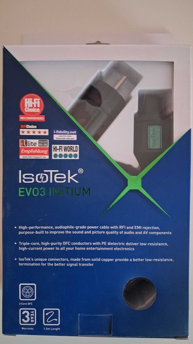 Isotek initium evo3 kabel zasilający audio