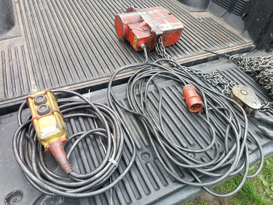 Elektryczny wciągnik łańcuchowy 1 tona wciągarka 1000 kg.