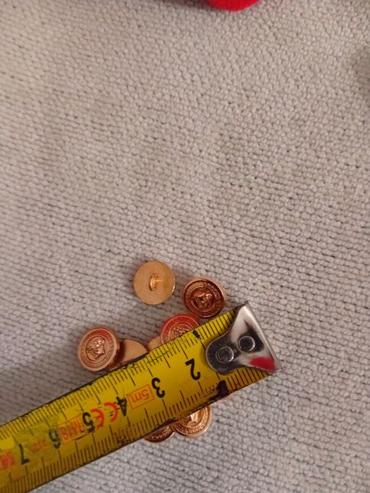 Metalowe guziki versacze 10szt