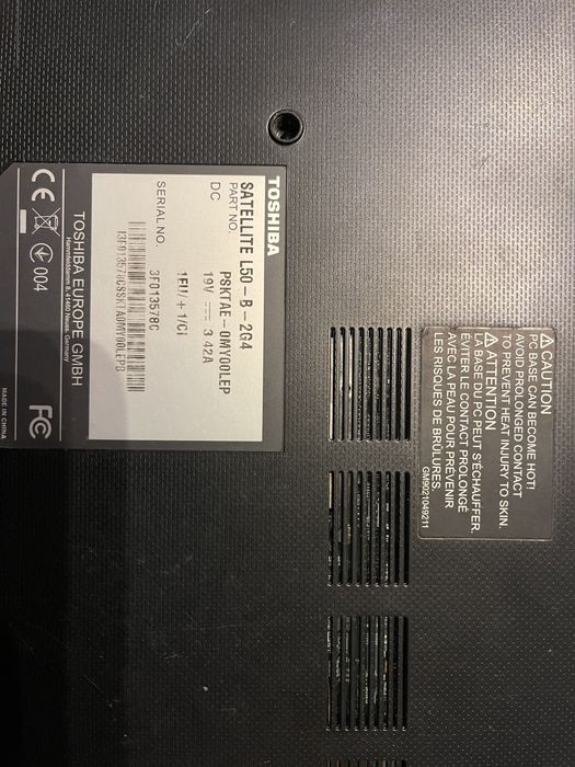 Portatil Toshiba Satellite L50-B-2G4