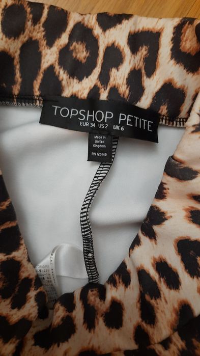 Leginsy grube panterka r 34 jesienno/ zimowe