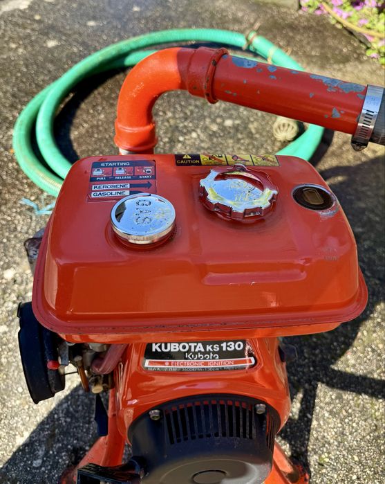 Kubota 130 e mangueira 10M