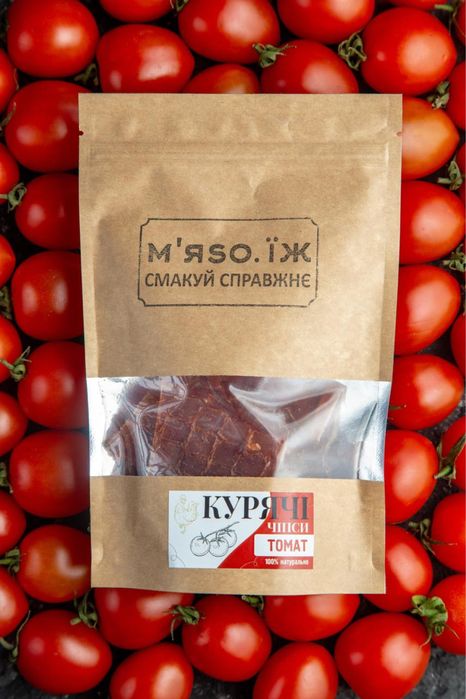 Чипси мʼясні курячі, снеки