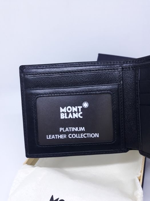 Чоловічий гаманець монт бланк кошельок | Мужской кошелек портмоне кожа