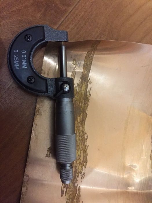 Лист бронзовый