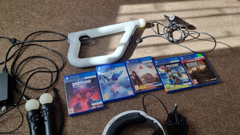 Zestaw PlayStation 4 VR – Akcesoria- 5 Gier!