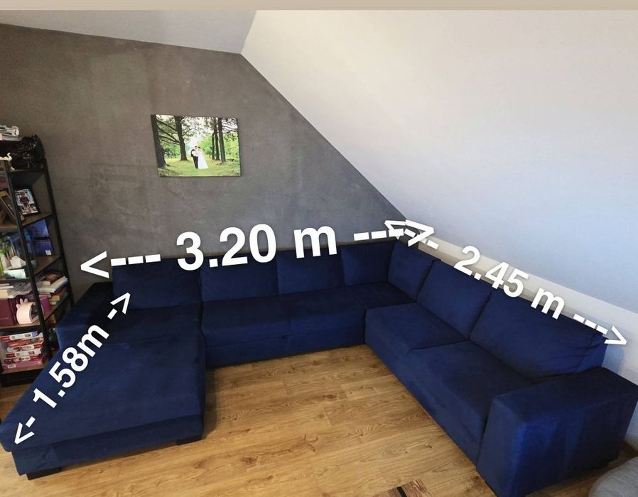 Narożnik w funkcją spania