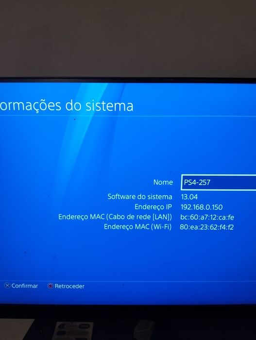 PS4 fat 1TB com 2 jogos
