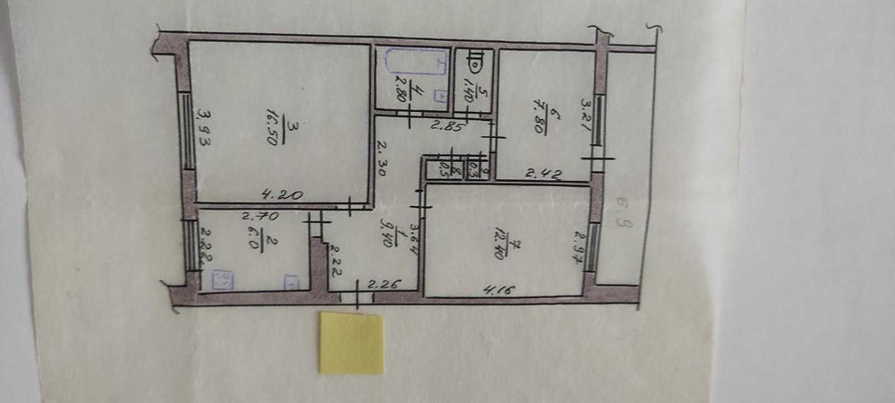 Продам 3 комнатную квартиру Солоницевка Od1