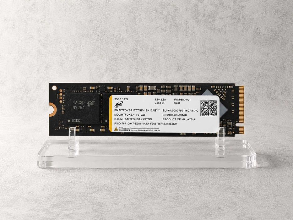 SSD M.2 1Tb NVMe Micron 3500 2280 R: до 7000 MB/s, W: до 6900 MB/s  (MTFDKBA1T0TGD) PCIe 4.0 x4 OEM Новий! Є кількість + Гарантія