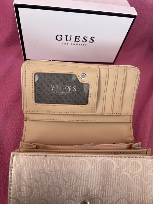 Portfel guess los angeles beżowy