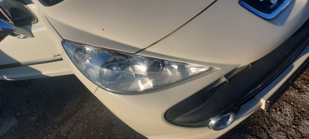 Reflektory lampy przednie peugeot 207 cc