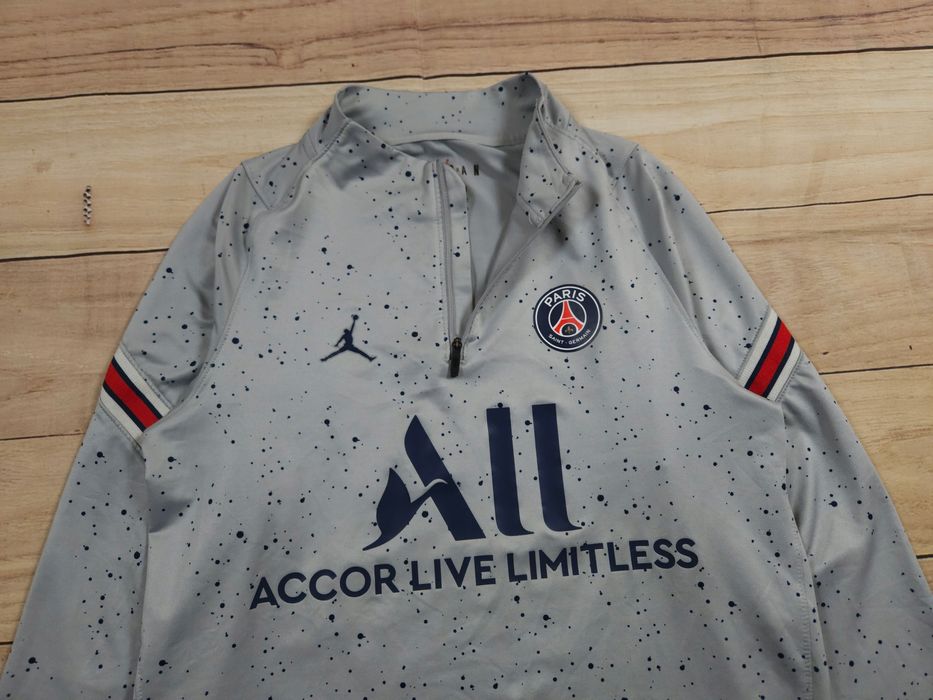 JORDAN PSG Paris Saint Germain Slim Fit Bluza Męska Logowana r. S