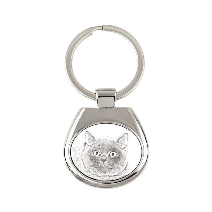 Brytyjski krótkowłosy brelok ze zdjęciem kota Art-Dog