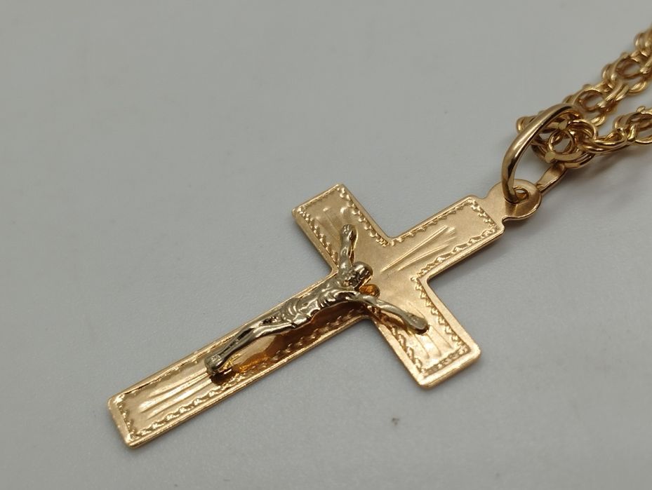 Золотой крестик 1.52 грамма