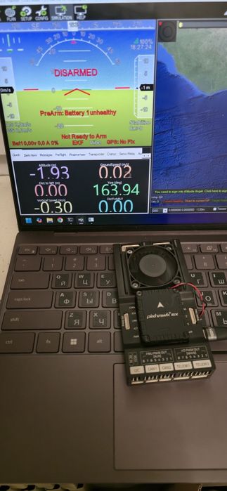 Полётный контроллер pixhawk 6x  + raspberry  pi cm4