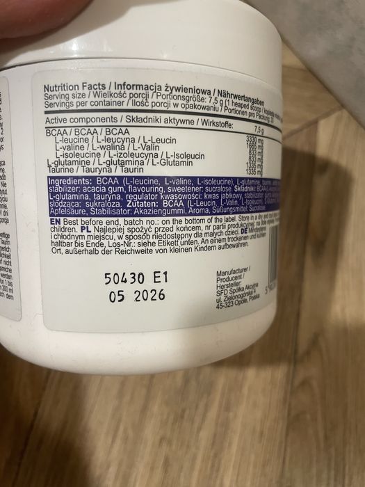 Beta alanina 250 g lemon