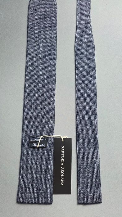 Krawat knit kaszmirowy E. MARINELLA