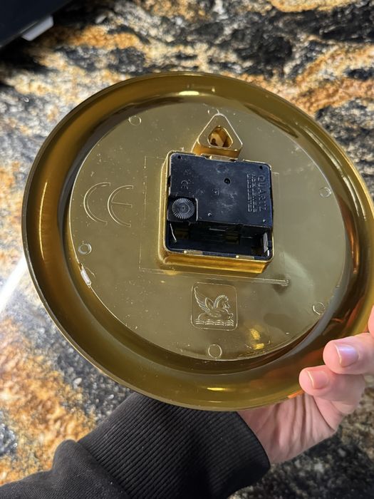 Zegar złoty ścienny 10 zl