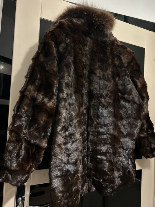 Futro damskie (prawdziwe) LIS + NORKA