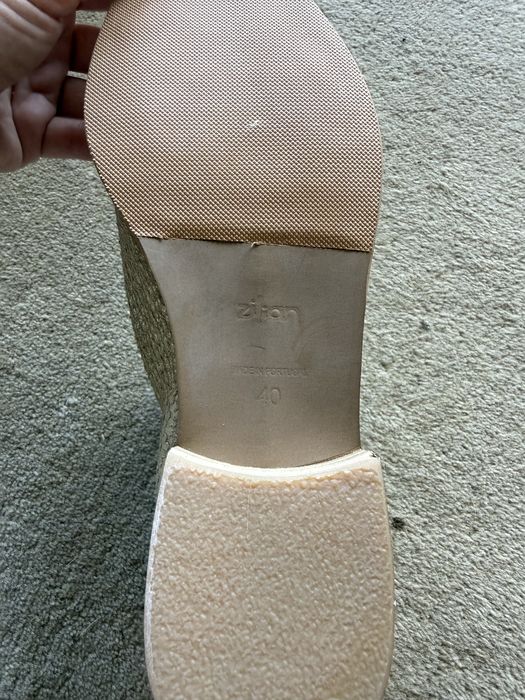 Botas douradas de camurca Zilian 40