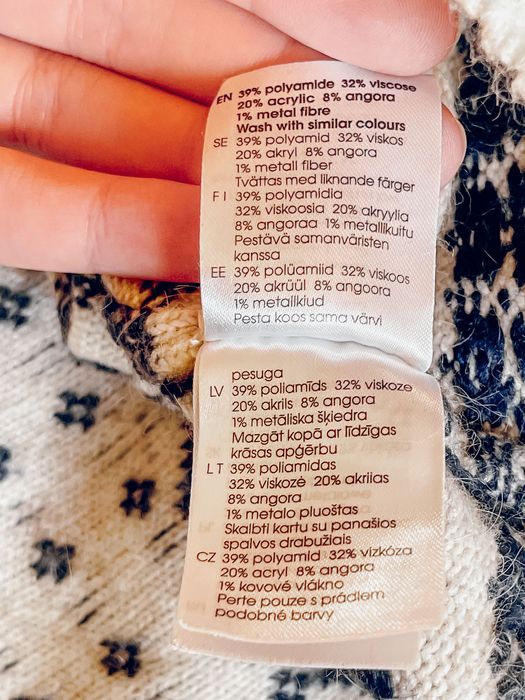 Різдвяна сукня, трикотажное платье-свитер со скандинавским мотивом