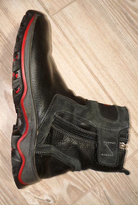 Чоловічі зимові шкіряні черевики CAT