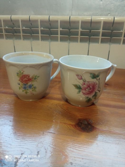 Фарфоровые ,порцелянові чашки