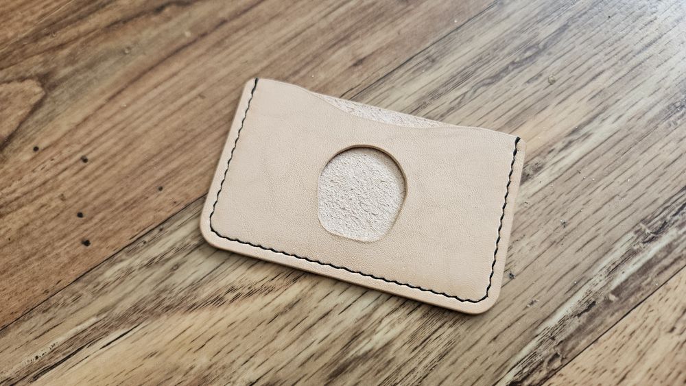 Borubar Skóroszyj - skórzany mini portfel / cardholder