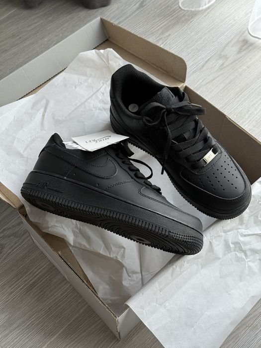 NEW ORIGINAL Nike air Force 1 Low black  (no box) 36-45р