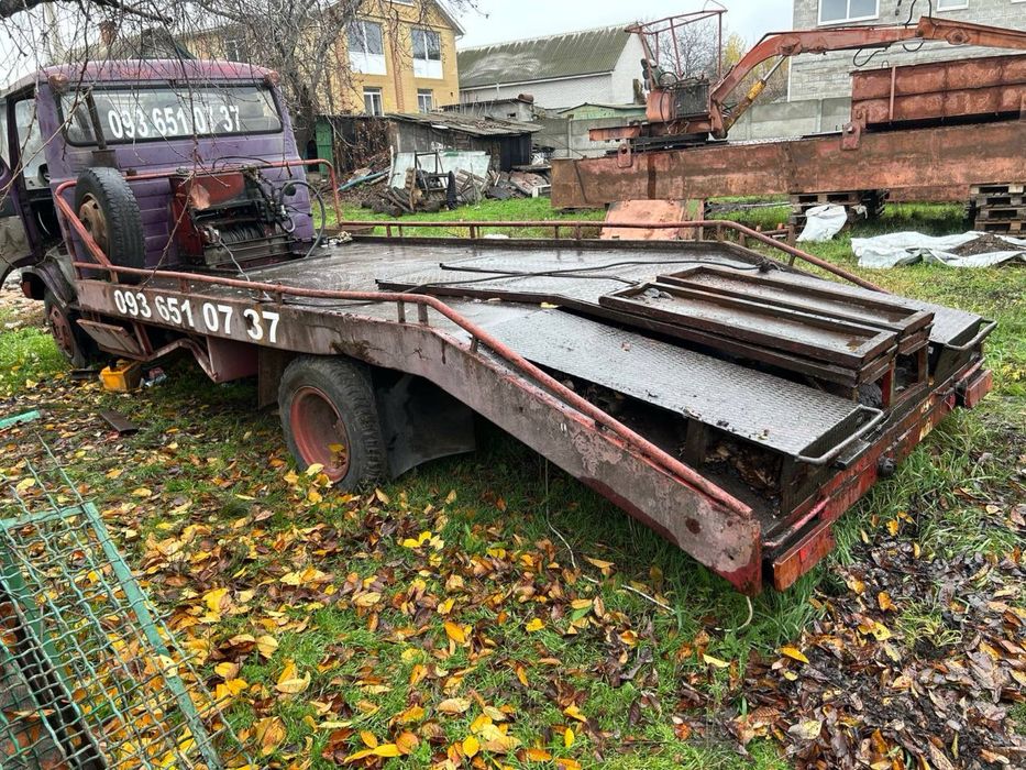 Гидравлическая лебедка и платформа