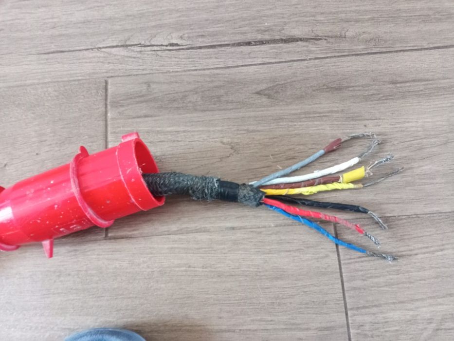 Kabel /przewód siłowy prądowy 23m W mocnym oplocie siatka.