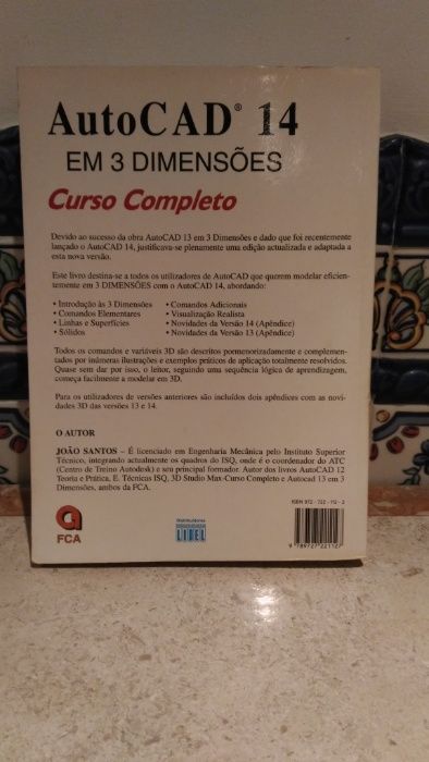 Autocad 14 em 3 Dimensões - Curso Completo (de João Santos)