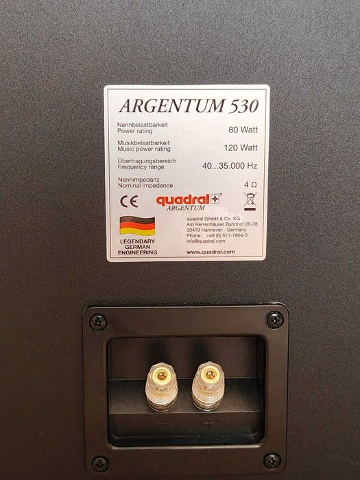 Głośniki czarne - Guadral Argentum 530 (odbiór osobisty - RUMIA)