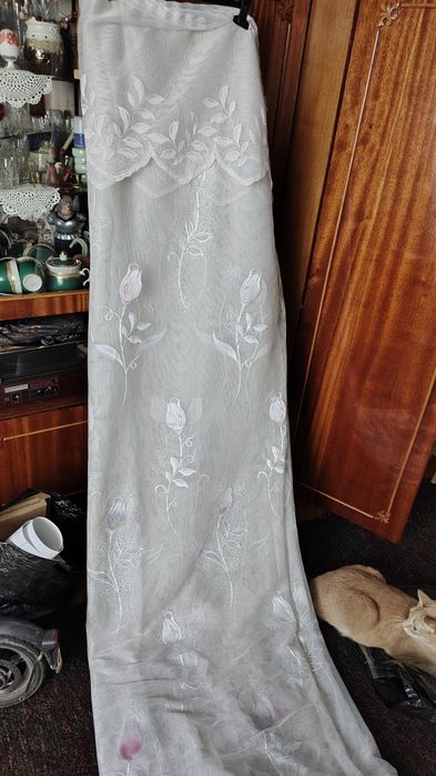 Тюль і штора 220*247