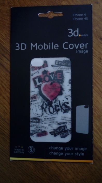 3D Mobile cover image na telefon iPhone 4 iPhone 4s