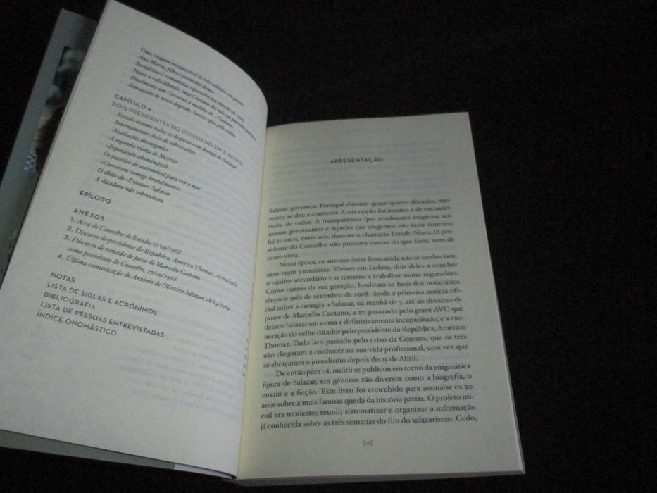 Livro A Queda de Salazar​ O Princípio do Fim da Ditadura