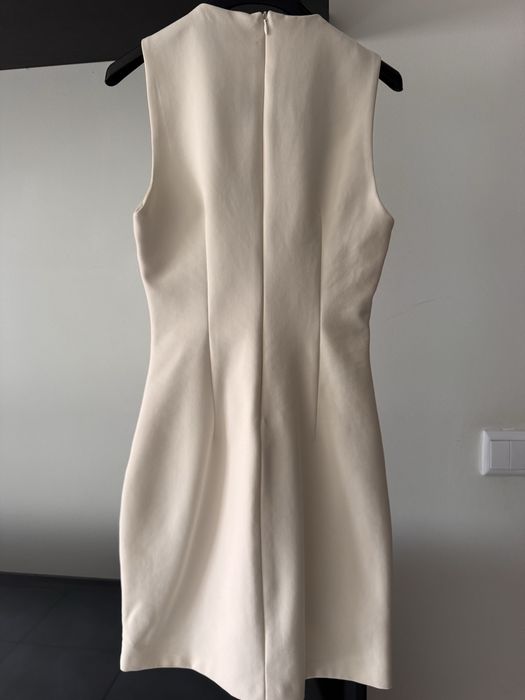 Vestido branco formal Zara Novo