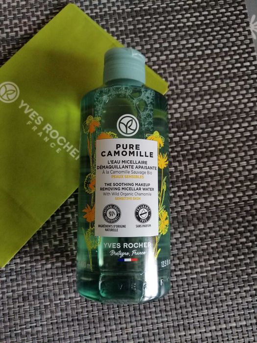 Мицеллярная вода с ромашкой 400 мл Yves Rocher Ів Ив Роше Pure Camomille