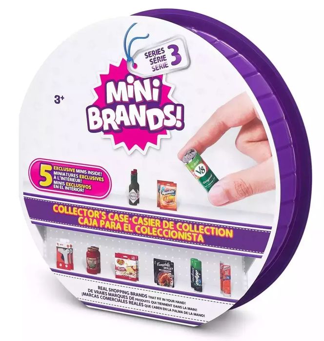Mini Brands Etui kolekcjonerskie S3 + 5 figurek
