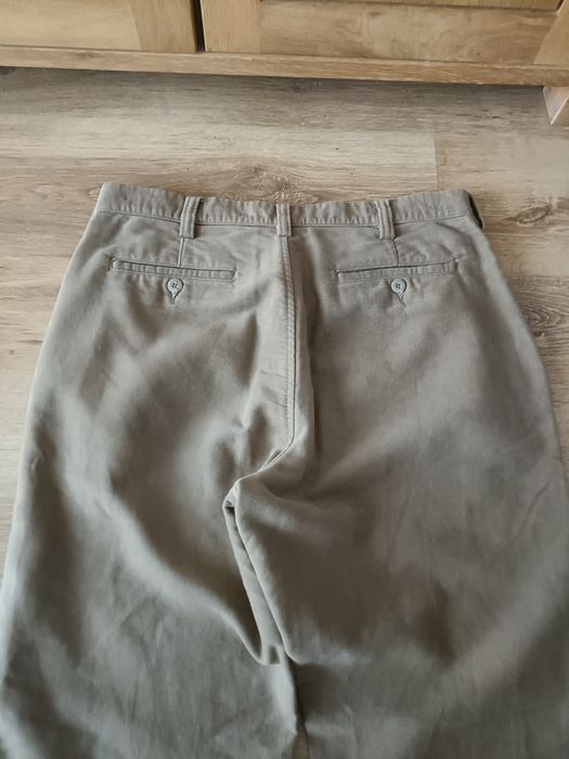 Spodnie Marks&Spencer L 34 31 bawełniane męskie xl vbawelna brązowe